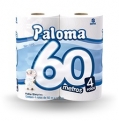 Papel Higiênico Paloma 60mts c/4 rolos